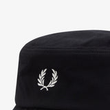 Fred Perry Pique Bucket Hat - Black