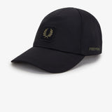 Fred Perry Crinkle Nylon Cap - Black