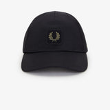 Fred Perry Crinkle Nylon Cap - Black