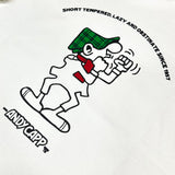 Andy Capp Obstinate T-Shirt - White