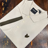 Lyle & Scott Contrast Cuff Tonal Polo Shirt - Cove/Olive