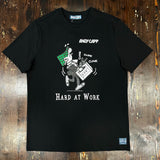 Andy Capp Hard At Work T-Shirt - Black