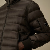C.P. Company Shell Hooded Down Jacket - Black