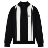 Sergio Tacchini Young Line 1/4 Zip - Black/Gardenia