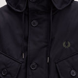 Fred Perry Patch Pocket Puffer Jacket - Black