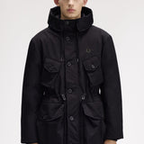 Fred Perry Patch Pocket Puffer Jacket - Black