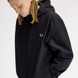 Fred Perry Hooded Brentham Jacket - Black