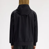 Fred Perry Hooded Brentham Jacket - Black