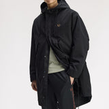 Fred Perry Oversized 2 in 1 Parka - Black