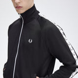 Fred Perry Taped Track Jacket - Black