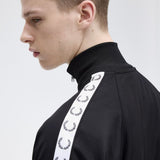 Fred Perry Taped Track Jacket - Black