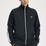Fred Perry Taped Track Jacket - Black