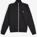 Fred Perry Taped Track Jacket - Black