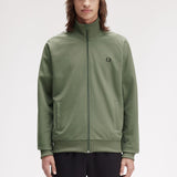 Fred Perry Taped Track Jacket - LW Green/Black