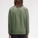 Fred Perry Taped Track Jacket - LW Green/Black