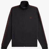 Fred Perry Contrast Tape Track Top - Black