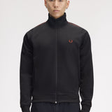 Fred Perry Contrast Tape Track Top - Black