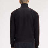 Fred Perry Contrast Tape Track Top - Black