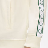 Fred Perry Contrast Tape Track Jacket - Ecru/Sport Green