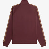 Fred Perry Contrast Tape Track Jacket - Bordeaux/Champagne