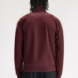 Fred Perry Contrast Tape Track Jacket - Bordeaux/Champagne