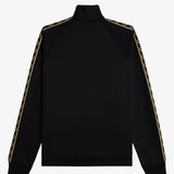 Fred Perry Contrast Tape Track Jacket - Black/Champagne