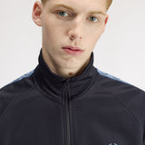 Fred Perry Contrast Tape Track Jacket - Navy/Blue Ace/Tennis Blue