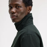 Fred Perry Cotton Caban Jacket - Night Green
