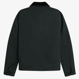 Fred Perry Cotton Caban Jacket - Night Green