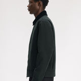 Fred Perry Cotton Caban Jacket - Night Green