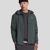 Lyle & Scott Zip Through Hooded Jacket - Gunmetal