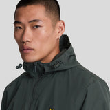 Lyle & Scott Zip Through Hooded Jacket - Gunmetal