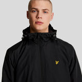 Lyle & Scott Zip Through Hooded Jacket - Jet Black
