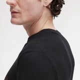 Fred Perry Pique Stitch Jumper - Black