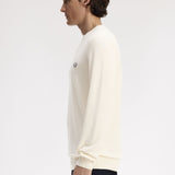 Fred Perry Pique Stitch Jumper - Ecru
