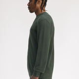 Fred Perry Pique Stitch Jumper - Court Green