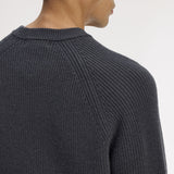 Fred Perry Lambswool Raglan Jumper - Grey
