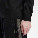 Fred Perry Roll Neck Jumper - Black