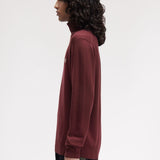 Fred Perry Roll Neck Jumper - Burgundy