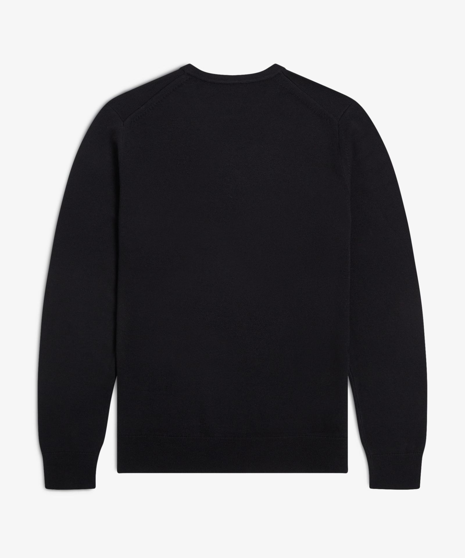 Fred Perry Classic Crew Neck Jumper - Black