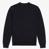 Fred Perry Classic Crew Neck Jumper - Navy