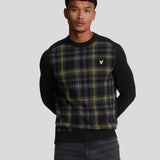 Lyle & Scott Tartan Jumper - Jet Black