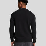 Lyle & Scott Tartan Jumper - Jet Black