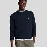 Lyle & Scott Cotton Merino Crew Neck Jumper - Dark Navy