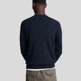 Lyle & Scott Cotton Merino Crew Neck Jumper - Dark Navy