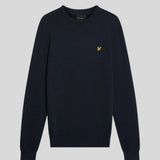 Lyle & Scott Cotton Crew Neck Jumper - Dark Navy