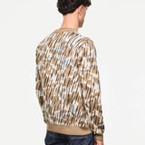 Weekend Offender Difranco Camo Jumper - Tobacco