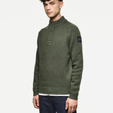 Weekend Offender Castillos Wool Sweater - Forest Green