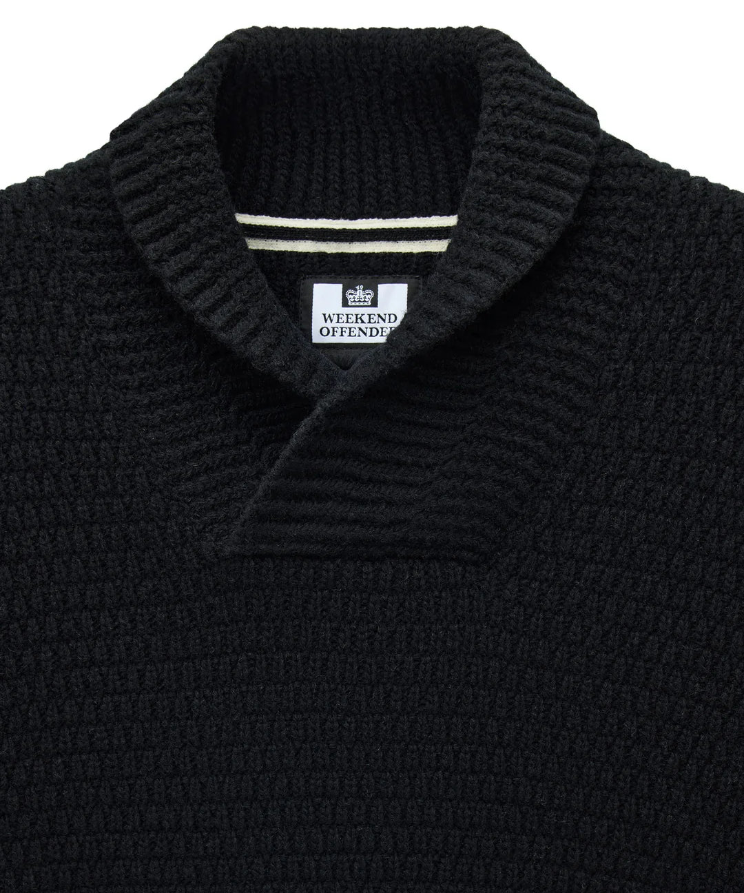 Weekend Offender Aberdare Jumper - Black