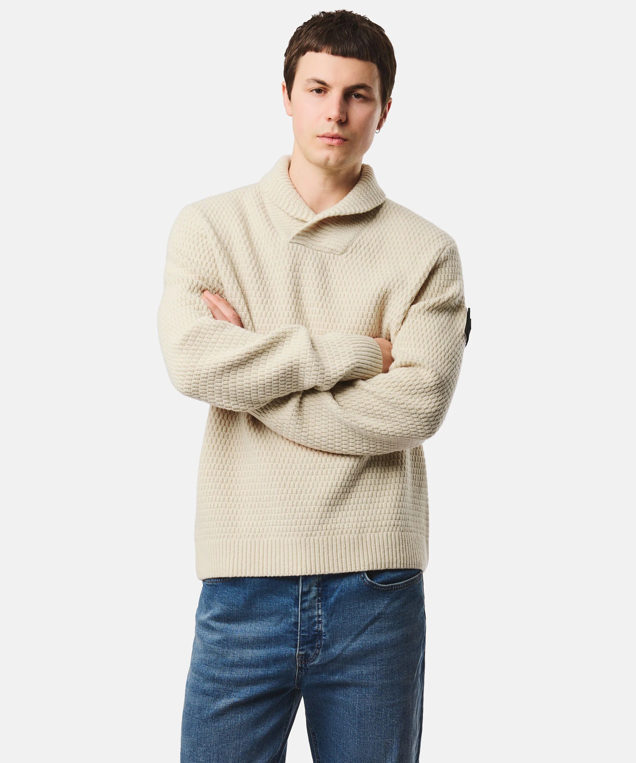 Weekend Offender Aberdare Jumper - Calcium